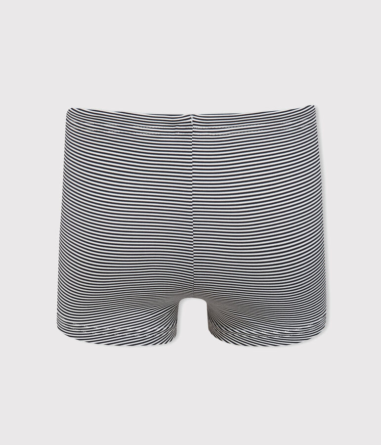 Maillot de bain UPF 50+ b&eacute;b&eacute; bleu ABYSSE/blanc LAIT