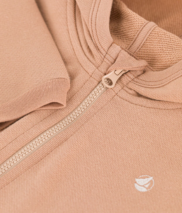 Sweatshirt &agrave; capuche b&eacute;b&eacute; beige