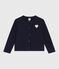 Cardigan en molleton enfant fille bleu SMOKING