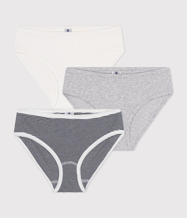 Lot de 3 culottes  en coton multicouleur