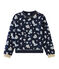 Sweatshirt enfant fille bleu/multicouleur
