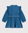 Robe à manches longues en denim léger enfant fille bleu DENIM CLAIR