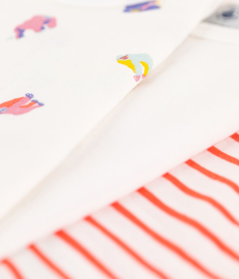 Lot de 3 bodies manches courtes b&eacute;b&eacute; gar&ccedil;on multicouleur