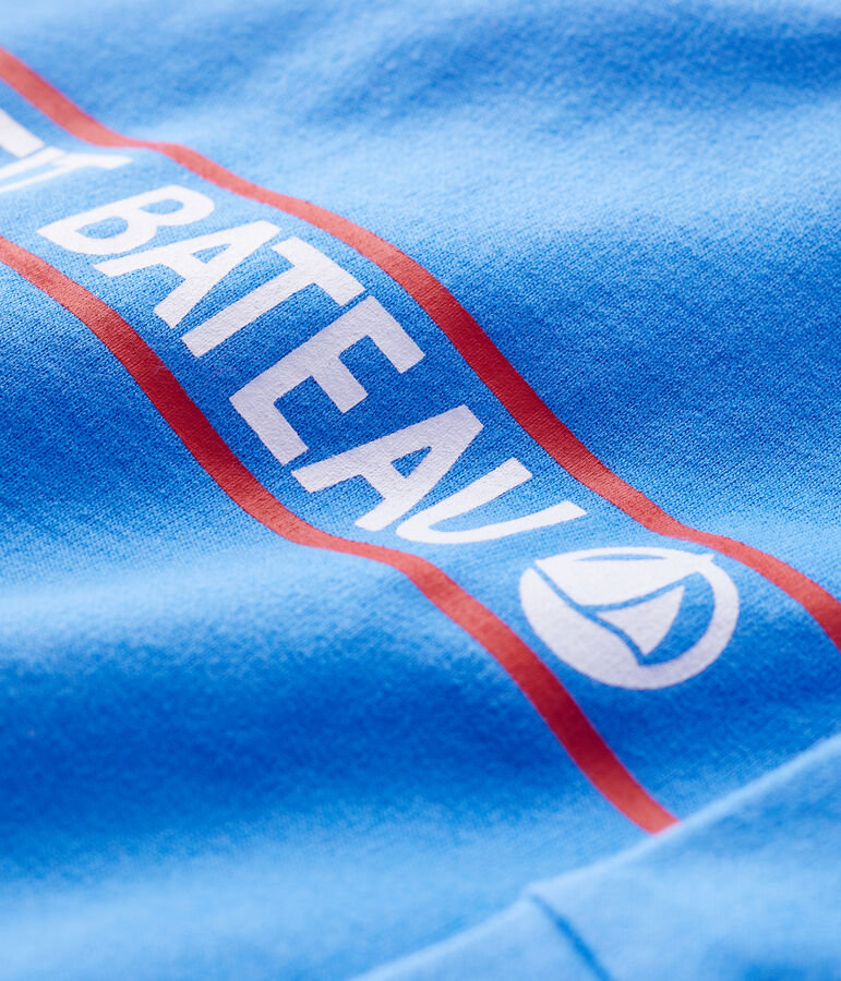 Sweatshirt en molleton l&eacute;ger b&eacute;b&eacute; bleu BRASIER