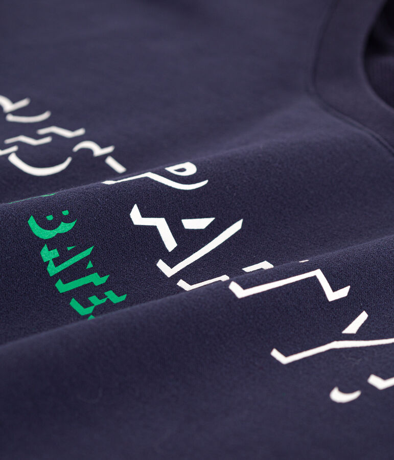 Sweatshirt en coton Femme bleu SMOKING