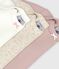 Lot de 3 bodies manches longues bébé en coton variante 1