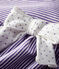 Robe bébé fille milleraies violet REAL/blanc MARSHMALLOW