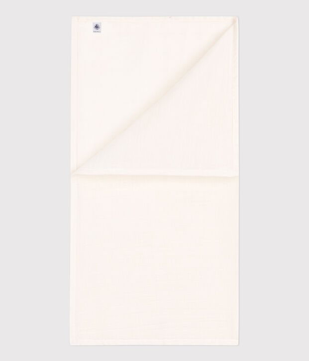 LANGE BLANC B&Eacute;B&Eacute; EN GAZE DE COTON blanc