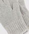 Gants en tricot enfant garçon-fille gris CHATON CHINE