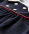 Robe bébé fille sans manches en tubique bleu SMOKING