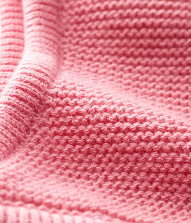 Cagoule unie b&eacute;b&eacute; fille/gar&ccedil;on rose