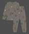 Pyjama phosphorescent en molleton  enfant blanc AVALANCHE/ MULTICO