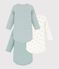 Lot de bodies manches longues en coton imprim&eacute; ours b&eacute;b&eacute; multicouleur