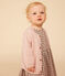 Cardigan en tricot de coton ajouré bébé rose SALINE