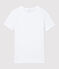 Tee-shirt L'ICONIQUE col rond en coton Femme blanc ECUME