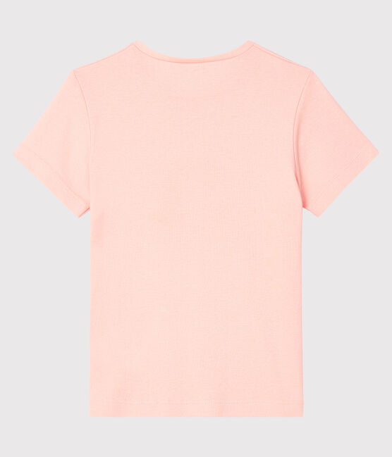Tee-shirt manches courtes enfant fille rose MINOIS