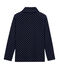 Sous pull enfant fille à pois bleu SMOKING/jaune DORE