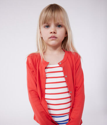 Cardigan enfant en coton uni