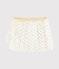 Jupe enfant fille blanc MARSHMALLOW/jaune OR