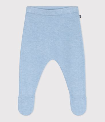 Pantalon bébé en tricot laine et coton