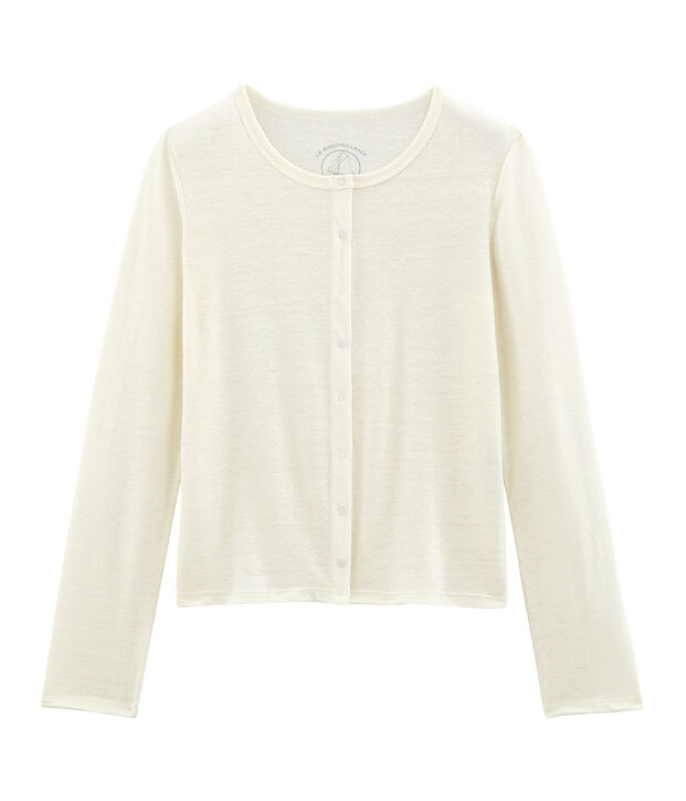 Cardigan femme blanc