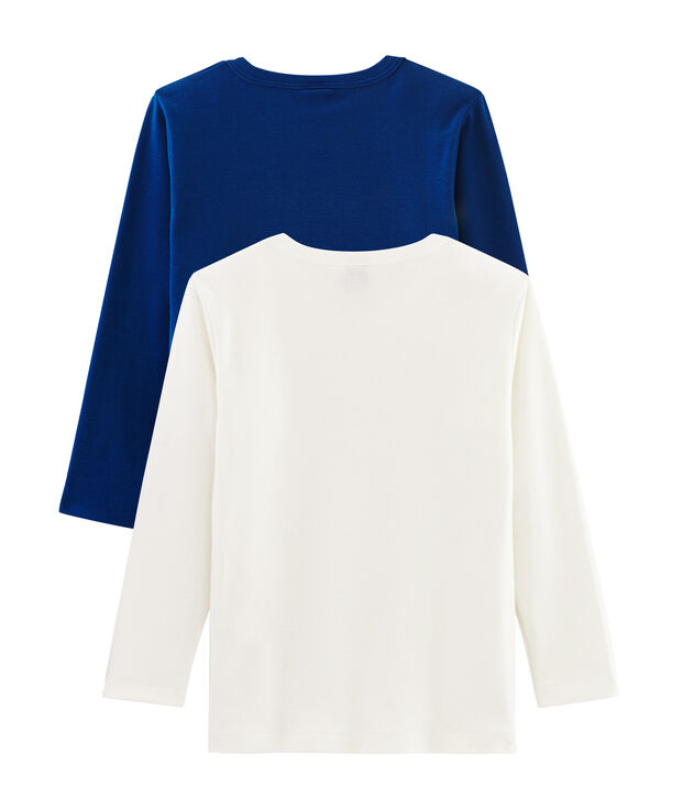Duo de tee-shirts manches longues petit gar&ccedil;on multicouleur