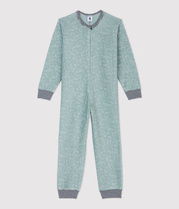 Combinaison ours en bouclette éponge grattée enfant