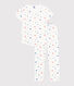 Pyjama enfant en coton manches courtes et jambes longues imprimé