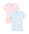 Duo de tee-shirts manches courtes petite fille variante 1