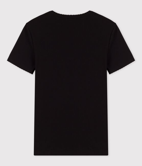 Tee-shirt L'ICONIQUE  cocotte en coton Femme noir NOIR