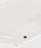 Body manches courtes bébé col polo en coton blanc MARSHMALLOW