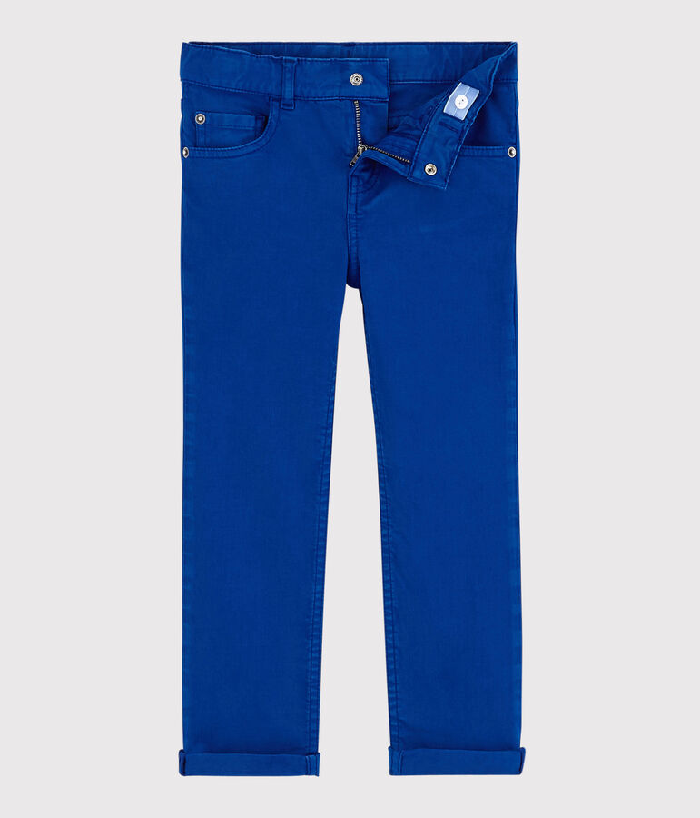 Pantalon enfant gar&ccedil;on bleu