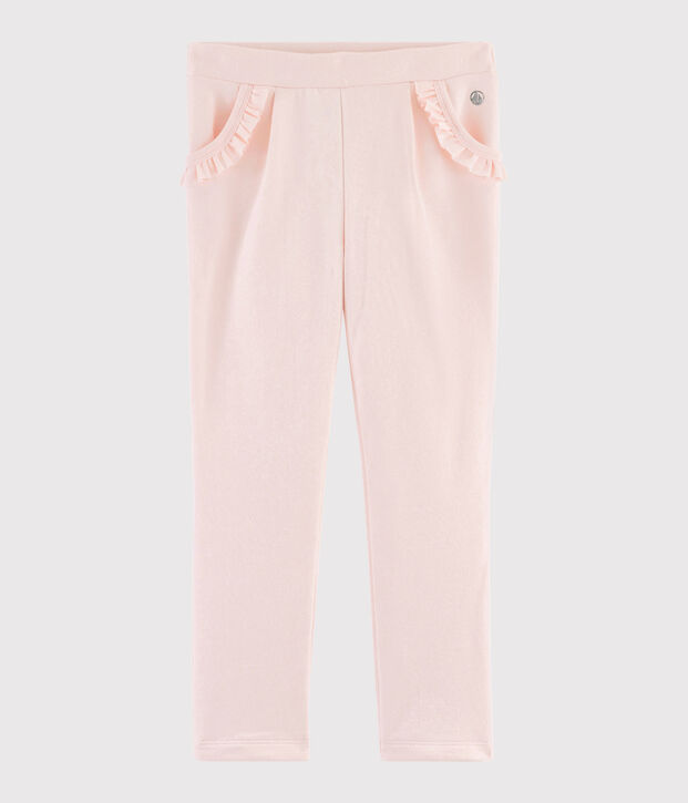 Pantalon de jogging enfant fille rose clair