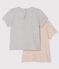Lot de 2 tee-shirts bébé fille variante 2