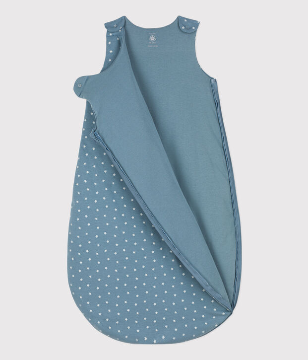 GIGOTEUSE &Eacute;TOILES B&Eacute;B&Eacute; EN COTON bleu/&eacute;cru