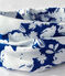 Fichu fille imprimé blanc MARSHMALLOW/bleu PERSE
