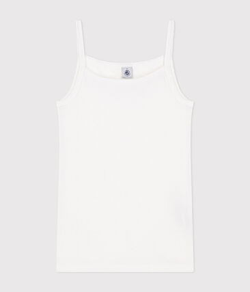 Chemise à bretelles en coton femme