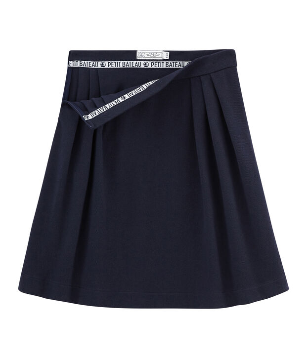 Jupe femme &eacute;vas&eacute;e bleu marine