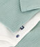 Ensemble 3 pièces en velours bébé vert PAUL
