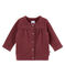 Cardigan bébé fille en molleton brillant rouge OGRE/jaune DORE