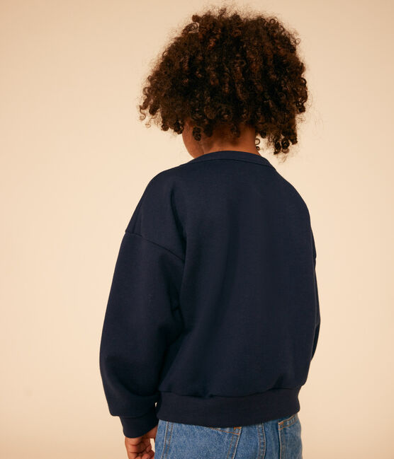 Sweatshirt en molleton enfant bleu SMOKING