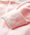 Dors-bien rose à col bébé fille en velours rose FLEUR