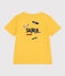 Tee-shirt imprimé en jersey léger enfant garçon jaune NECTAR