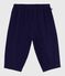 Pantalon b&eacute;b&eacute; en coton uni bleu