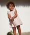 Robe manches courtes et bloomer en gaze de coton bébé AVALANCHE/ PANTY