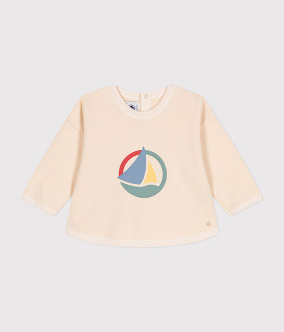 Sweatshirt en molleton bébé écru AVALANCHE