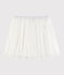 Jupe en tulle pailleté enfant fille blanc MARSHMALLOW/gris ARGENT