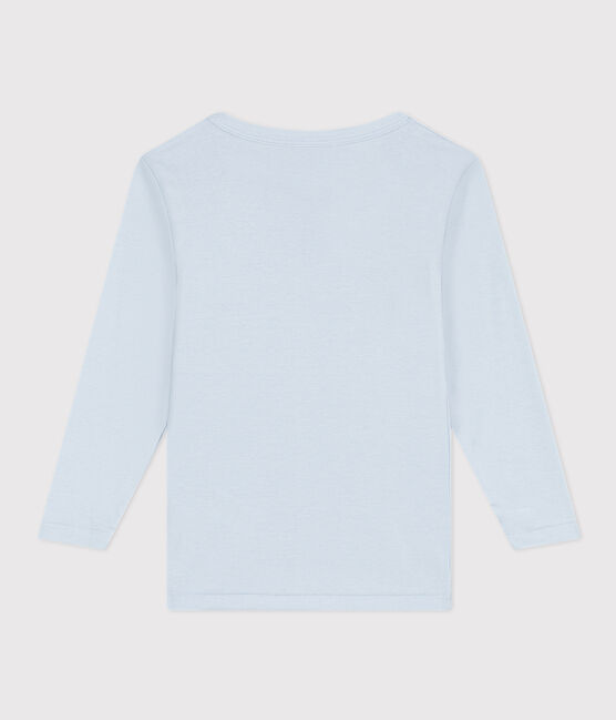 Tee Shirt manches longues en coton bleu GOMME