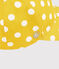 Casquette imprimée à pois enfant fille jaune SHINE/blanc MARSHMALLOW