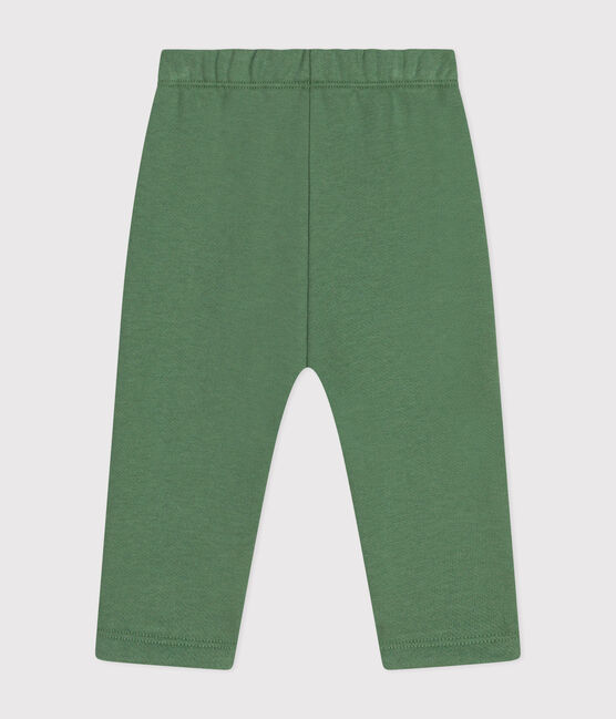 Pantalon en molleton bébé vert PALMERAIE